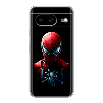 Силиконовый чехол на Google Pixel 8 с принтом Spiderman Человек паук Силиконовый чехол на Google Pixel 8 с принтом Spiderman Человек паук