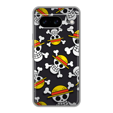 Силиконовый чехол на Google Pixel 8 с принтом One Piece Ван Пис