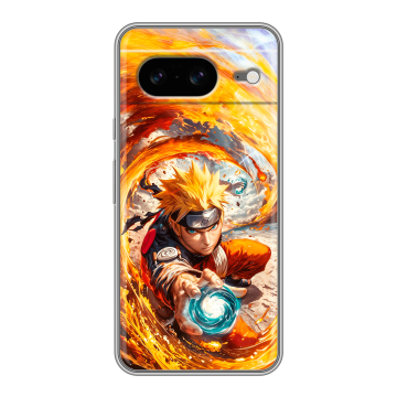 Силиконовый чехол на Google Pixel 8 с принтом Аниме Наруто Naruto