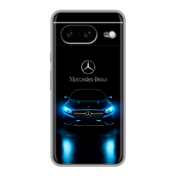 Силиконовый чехол на Google Pixel 8 с принтом Mercedes Мерседес Силиконовый чехол на Google Pixel 8 с принтом Mercedes Мерседес