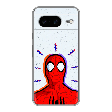 Силиконовый чехол на Google Pixel 8 с принтом Spiderman Человек паук