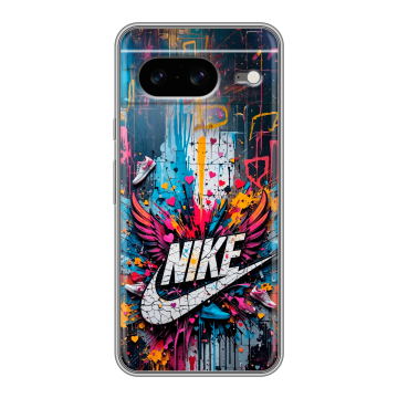 Силиконовый чехол на Google Pixel 8 с принтом Nike Найк