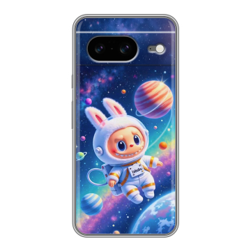 Силиконовый чехол на Google Pixel 8 с принтом Labubu Лабубу