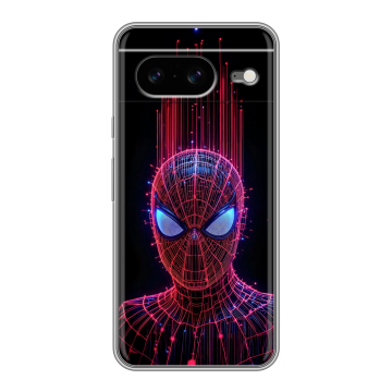 Силиконовый чехол на Google Pixel 8 с принтом Spiderman Человек паук