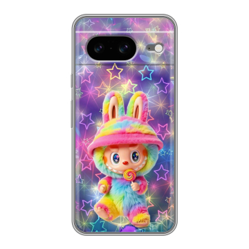Силиконовый чехол на Google Pixel 8 с принтом Labubu Лабубу Силиконовый чехол на Google Pixel 8 с принтом Labubu Лабубу