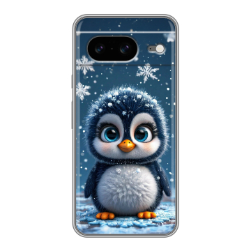 Силиконовый чехол на Google Pixel 8 с принтом Новый год