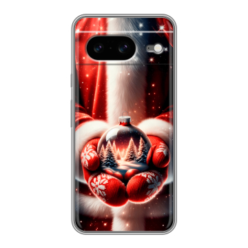 Силиконовый чехол на Google Pixel 8 с принтом Новый год