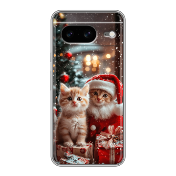 Силиконовый чехол на Google Pixel 8 с принтом Новый год
