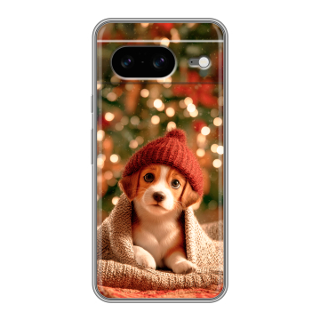 Силиконовый чехол на Google Pixel 8 с принтом Новый год Силиконовый чехол на Google Pixel 8 с принтом Новый год