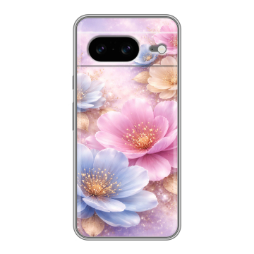 Силиконовый чехол на Google Pixel 8 с принтом женский