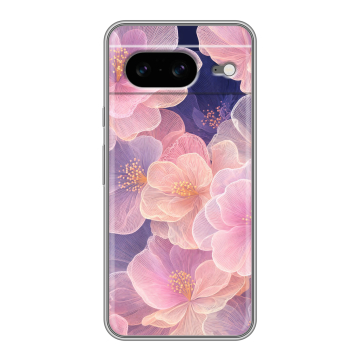 Силиконовый чехол на Google Pixel 8 с принтом женский
