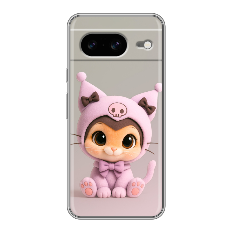 Силиконовый чехол на Google Pixel 8 с принтом Куроми Kuromi Силиконовый чехол на Google Pixel 8 с принтом Куроми Kuromi