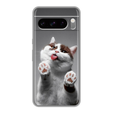 Силиконовый чехол на Google Pixel 8 Pro с принтом Коты