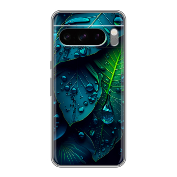 Силиконовый чехол на Google Pixel 8 Pro с принтом Листья