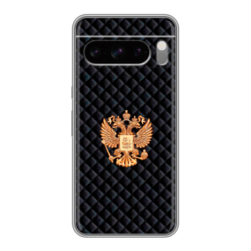 Силиконовый чехол на Google Pixel 8 Pro с принтом Герб России принт