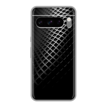 Силиконовый чехол на Google Pixel 8 Pro с принтом Текстура металла