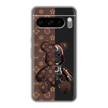 Силиконовый чехол на Google Pixel 8 Pro с принтом Луи робот
