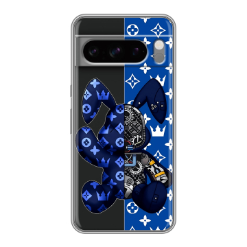 Силиконовый чехол на Google Pixel 8 Pro с принтом Луи робот