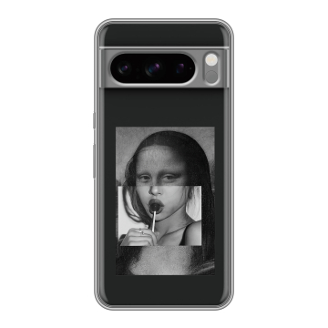 Силиконовый чехол на Google Pixel 8 Pro с принтом Мона Лиза