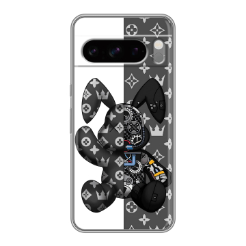 Силиконовый чехол на Google Pixel 8 Pro с принтом Луи робот