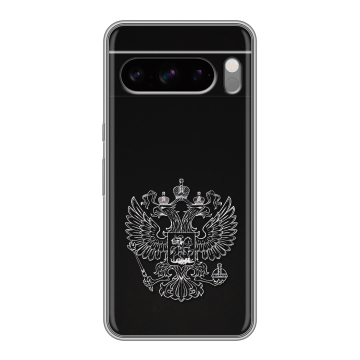 Силиконовый чехол на Google Pixel 8 Pro с принтом Герб России Силиконовый чехол на Google Pixel 8 Pro с принтом Герб России