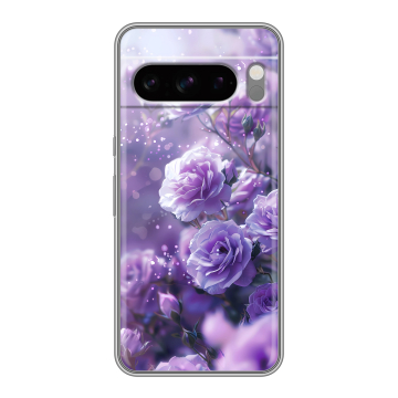 Силиконовый чехол на Google Pixel 8 Pro с принтом Розы цветы Силиконовый чехол на Google Pixel 8 Pro с принтом Розы цветы
