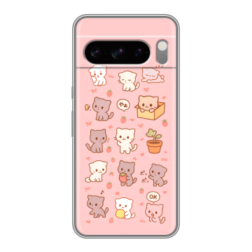 Силиконовый чехол на Google Pixel 8 Pro с принтом Hello Kitty Хелоу Кити Силиконовый чехол на Google Pixel 8 Pro с принтом Hello Kitty Хелоу Кити