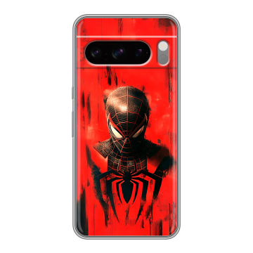 Силиконовый чехол на Google Pixel 8 Pro с принтом человек паук spiderman