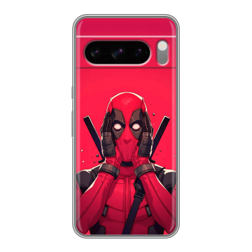 Силиконовый чехол на Google Pixel 8 Pro с принтом Дедпул Deadpool Силиконовый чехол на Google Pixel 8 Pro с принтом Дедпул Deadpool