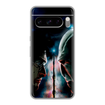 Силиконовый чехол на Google Pixel 8 Pro с принтом Гарри Поттер Harry Potter