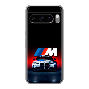 Силиконовый чехол на Google Pixel 8 Pro с принтом БМВ BMW Силиконовый чехол на Google Pixel 8 Pro с принтом БМВ BMW