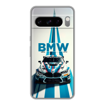 Силиконовый чехол на Google Pixel 8 Pro с принтом БМВ BMW