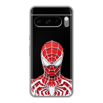 Силиконовый чехол на Google Pixel 8 Pro с принтом человек паук spiderman Силиконовый чехол на Google Pixel 8 Pro с принтом человек паук spiderman