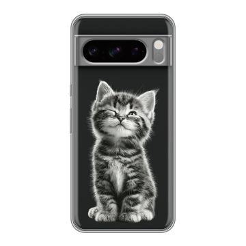 Силиконовый чехол на Google Pixel 8 Pro с принтом Котенок