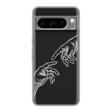 Силиконовый чехол на Google Pixel 8 Pro с принтом Сотворение мира