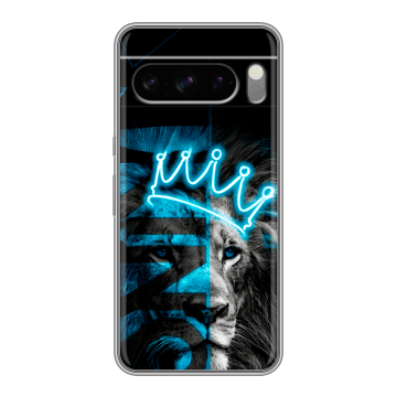 Силиконовый чехол на Google Pixel 8 Pro с принтом Король лев