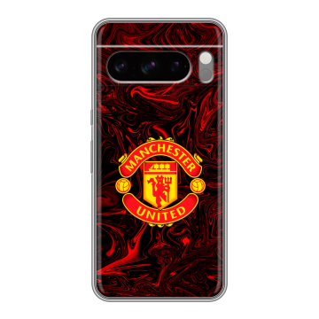 Силиконовый чехол на Google Pixel 8 Pro с принтом Manchester United