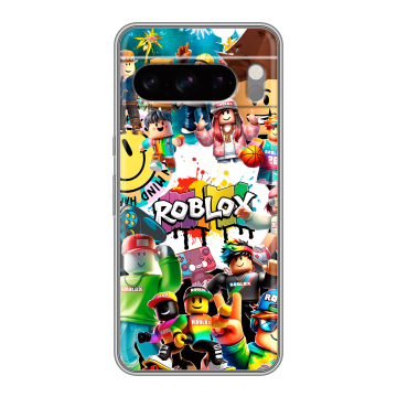 Силиконовый чехол на Google Pixel 8 Pro с принтом Roblox Роблокс Силиконовый чехол на Google Pixel 8 Pro с принтом Roblox Роблокс