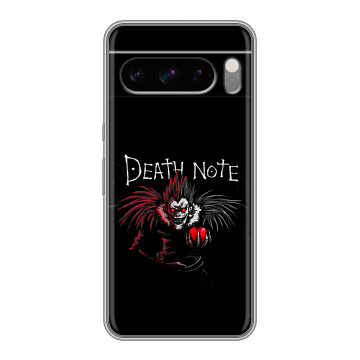 Силиконовый чехол на Google Pixel 8 Pro с принтом Death note Тетрадь смерти Силиконовый чехол на Google Pixel 8 Pro с принтом Death note Тетрадь смерти