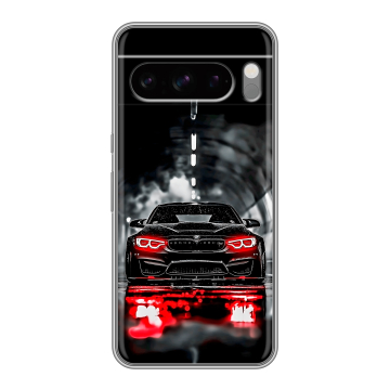 Силиконовый чехол на Google Pixel 8 Pro с принтом BMW БМВ Силиконовый чехол на Google Pixel 8 Pro с принтом BMW БМВ