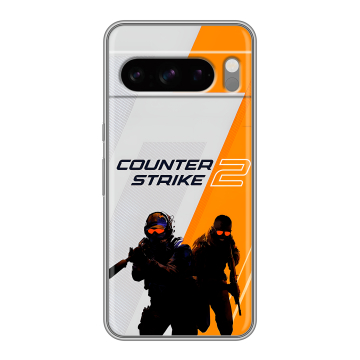 Силиконовый чехол на Google Pixel 8 Pro с принтом Counter Strike