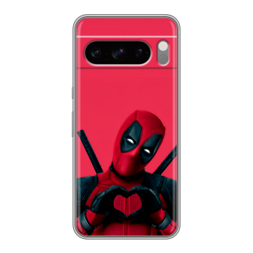 Силиконовый чехол на Google Pixel 8 Pro с принтом Дедпул Deadpool Силиконовый чехол на Google Pixel 8 Pro с принтом Дедпул Deadpool