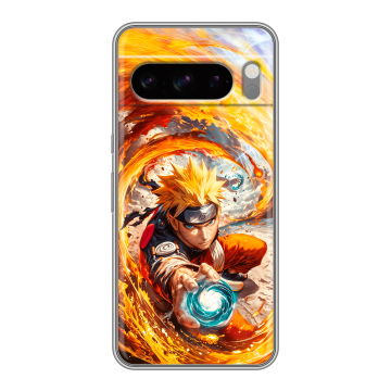 Силиконовый чехол на Google Pixel 8 Pro с принтом Аниме Наруто Naruto