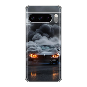 Силиконовый чехол на Google Pixel 8 Pro с принтом BMW БМВ Силиконовый чехол на Google Pixel 8 Pro с принтом BMW БМВ