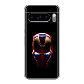 Силиконовый чехол на Google Pixel 8 Pro с принтом IronMan Железный человек