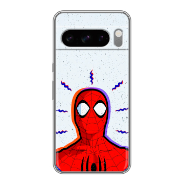 Силиконовый чехол на Google Pixel 8 Pro с принтом Spiderman Человек паук