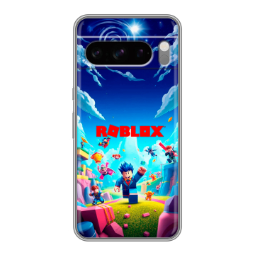 Силиконовый чехол на Google Pixel 8 Pro с принтом Roblox Роблокс Силиконовый чехол на Google Pixel 8 Pro с принтом Roblox Роблокс