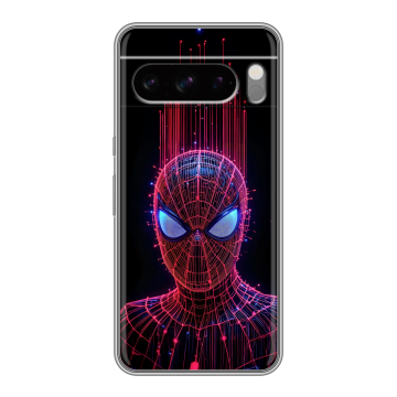Силиконовый чехол на Google Pixel 8 Pro с принтом Spiderman Человек паук