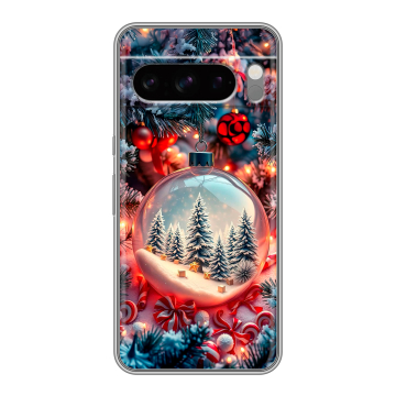Силиконовый чехол на Google Pixel 8 Pro с принтом Новый год