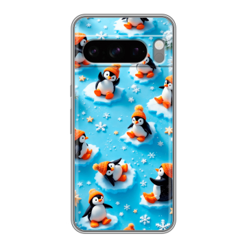 Силиконовый чехол на Google Pixel 8 Pro с принтом Новый год